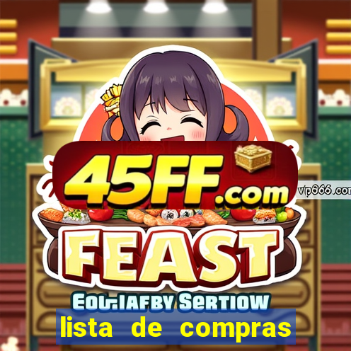 lista de compras supermercado completa